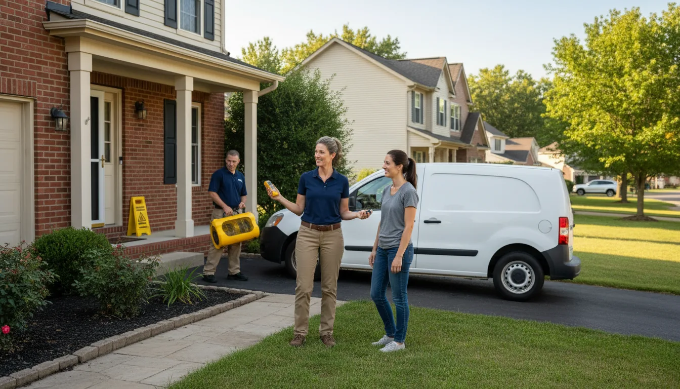 Water restoration image for Dehumidification And Cleanup Services in Protivin, IA